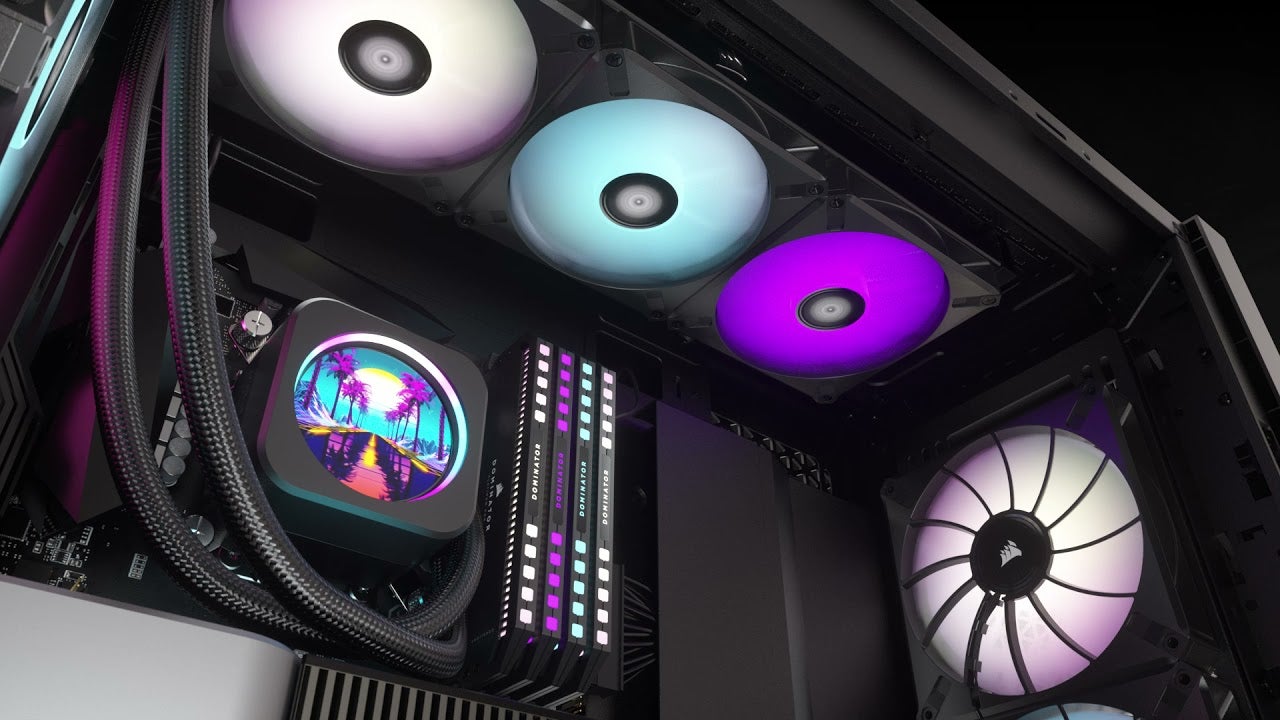 CORSAIR launches ELITE LCD CPU Coolers with 2.1 inch LCD screens