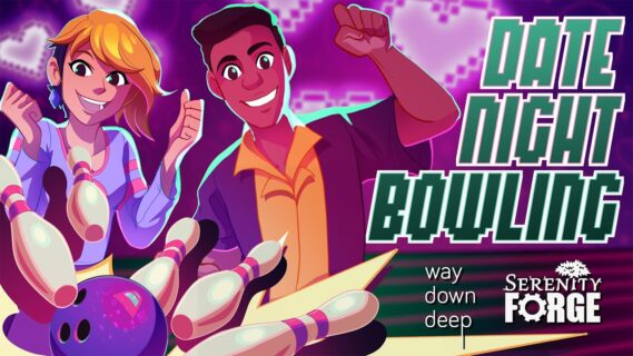 date night bowling gets a turkey