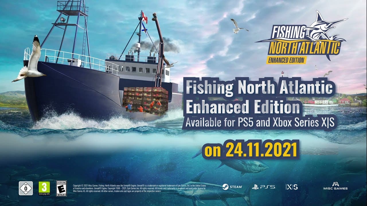 Fishing: North Atlantic Enhanced Edition releases today for PC, PlayStation  5, and Xbox Series X