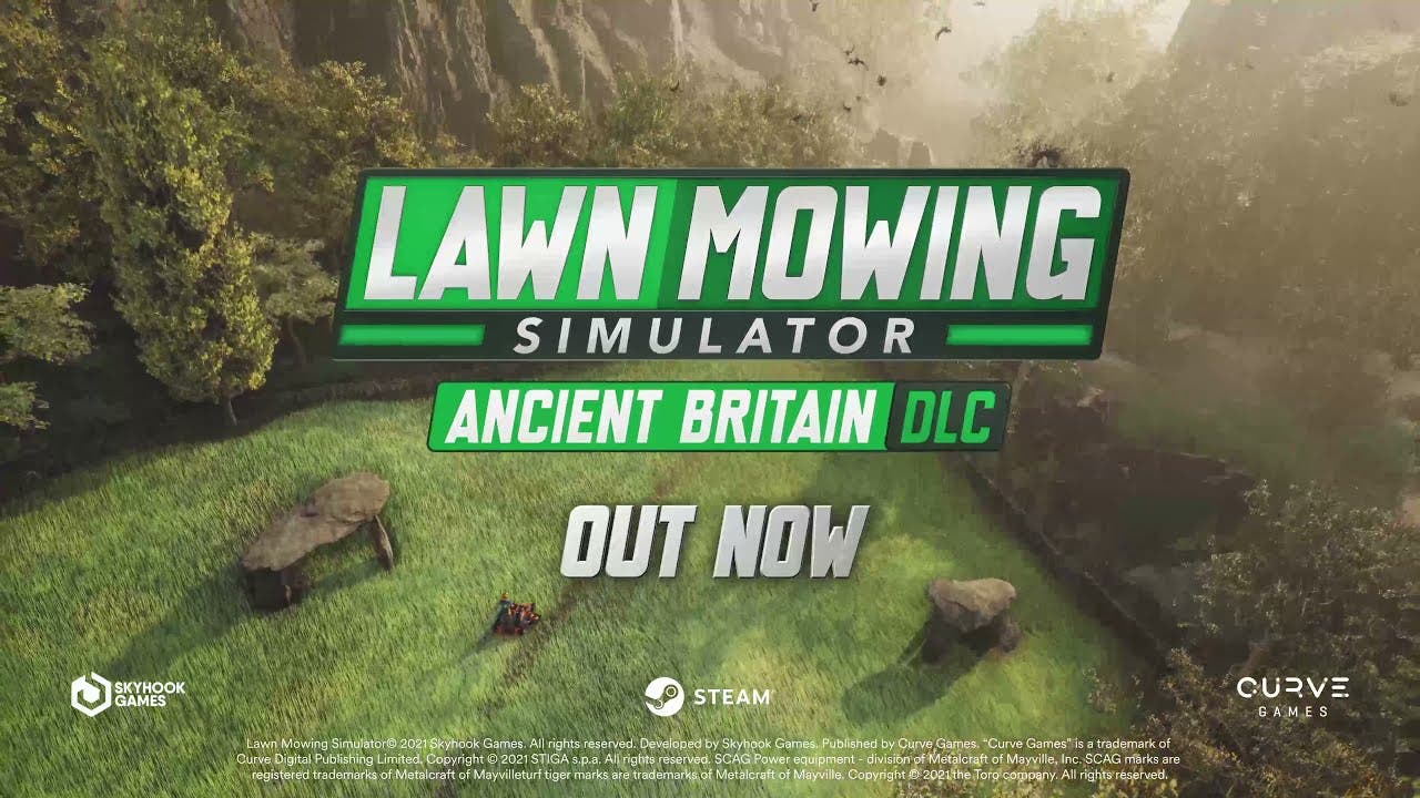 lawn mowing simulator receives a