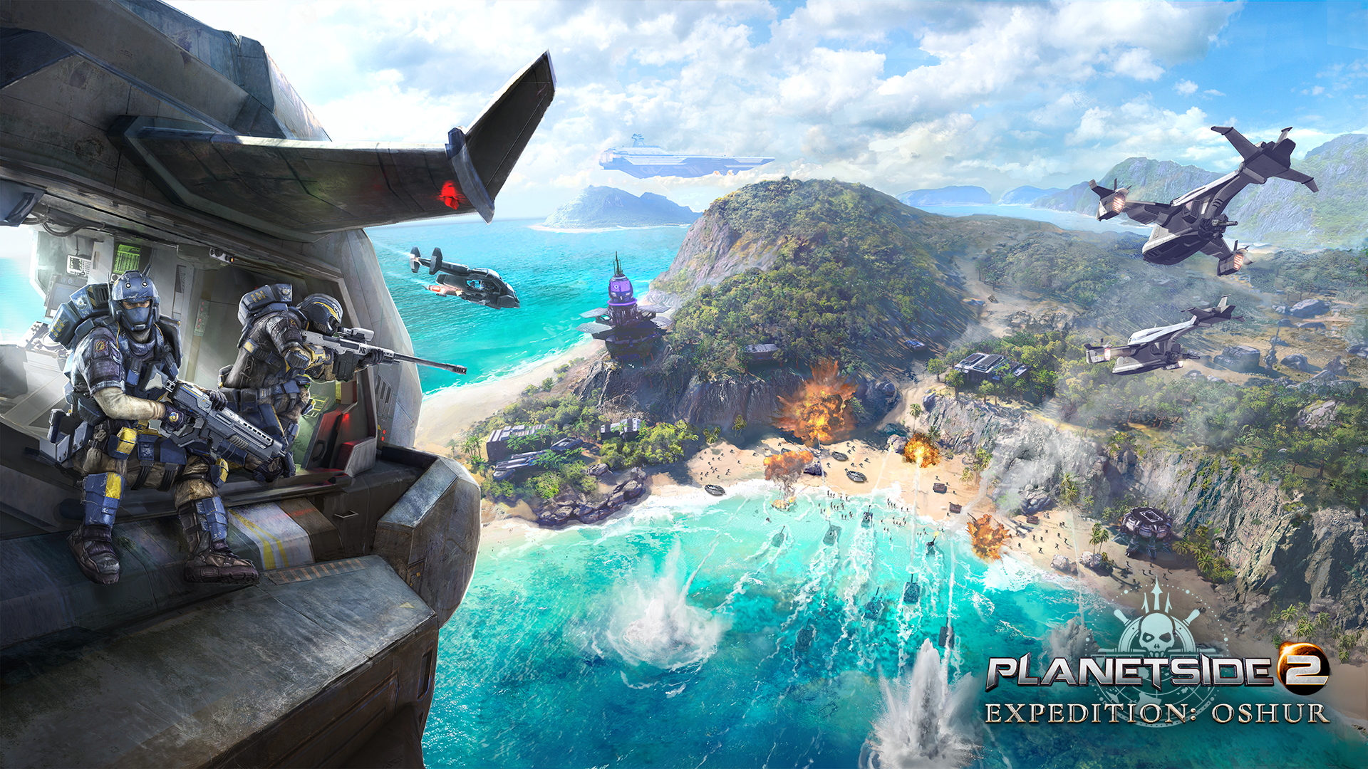 PlanetSide2 Oshur KeyArt Final