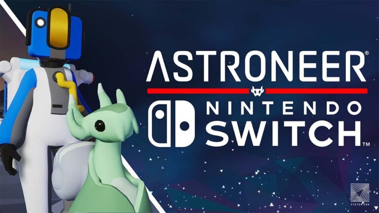 astroneer explores the surface o