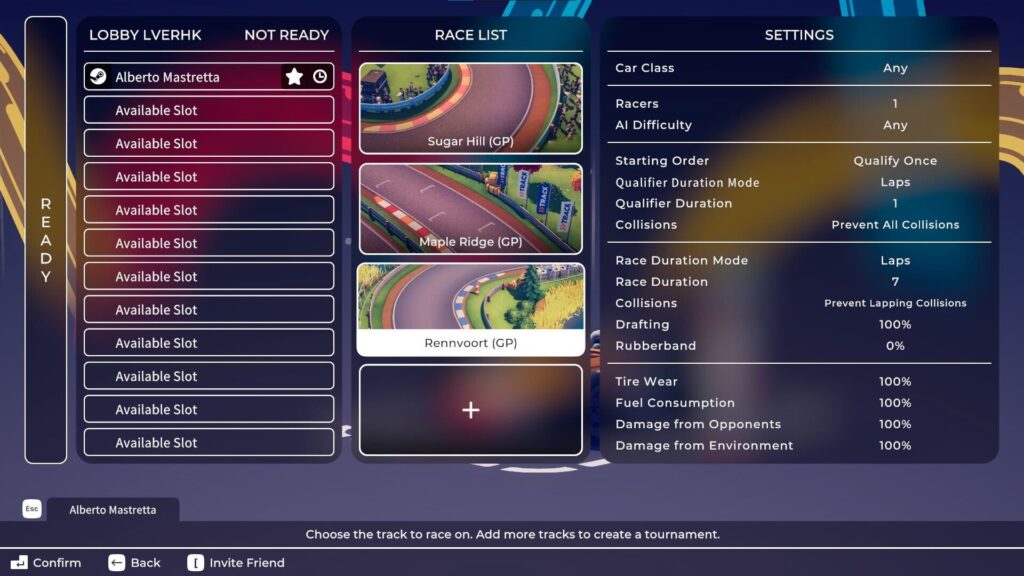 CircuitSuperstars SpringUpdate2022 Screenshot 1