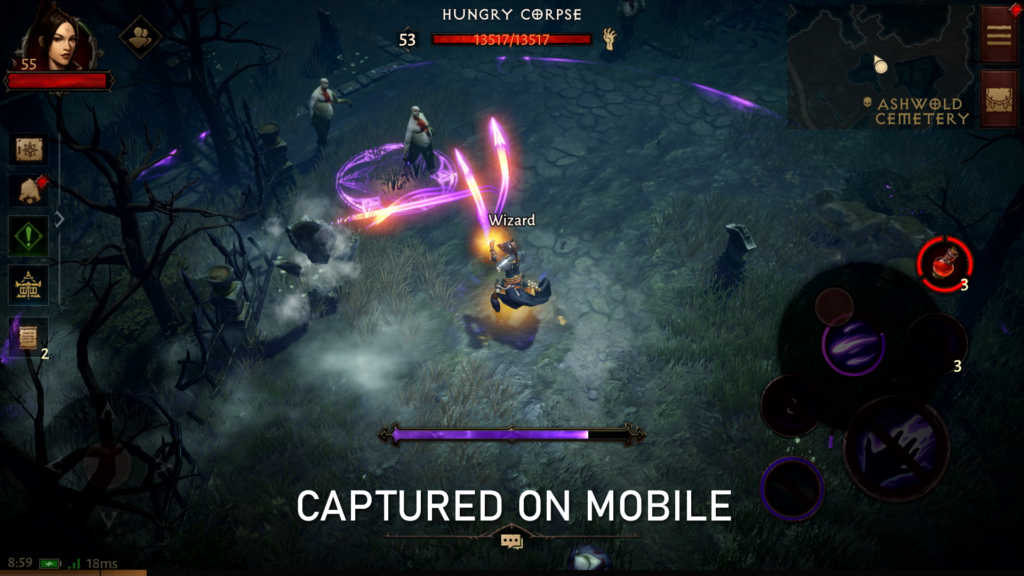 DI Mobile Ashwold Cementery Gameplay Wizard
