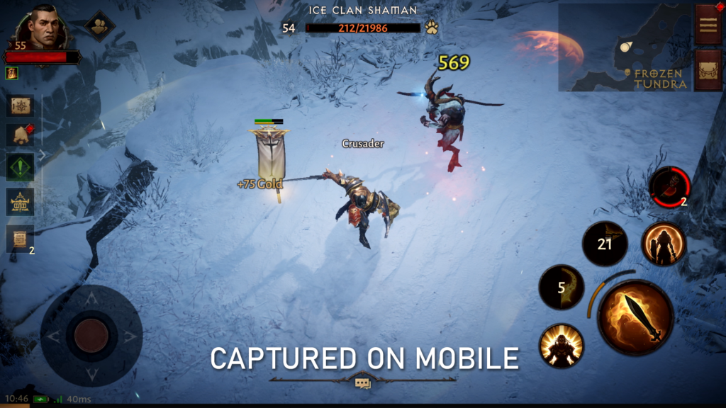 DI Mobile Frozen Tundra Gameplay Crusader