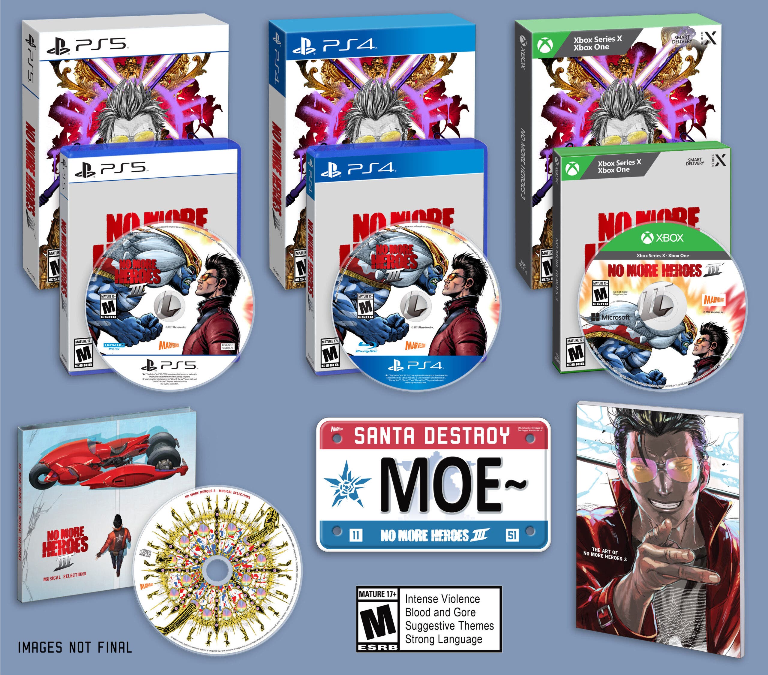 No More Heroes 3 Day 1 Edition Content scaled