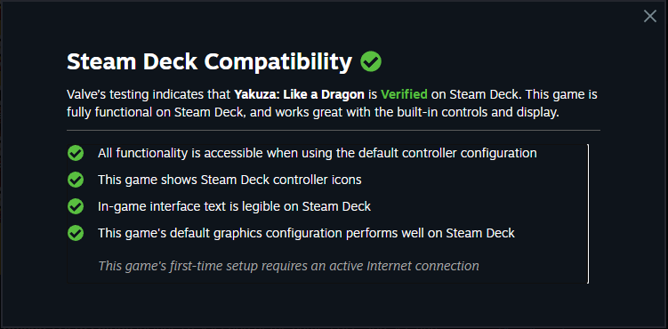 yakuza steamdeck yakuza steamdeck
