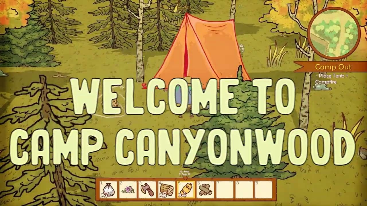 camping life sim camp canyonwood