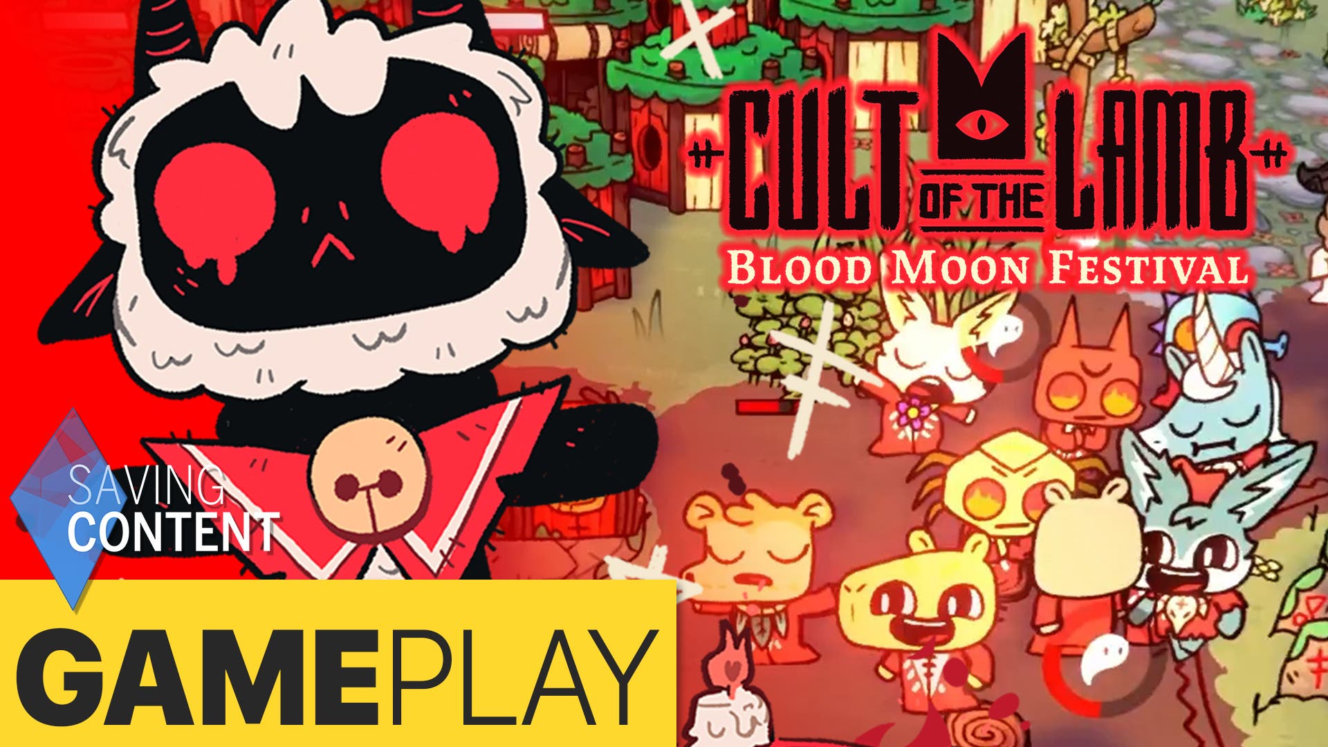Cult of The Lamb: Blood Moon Festival Gameplay - Saving Content