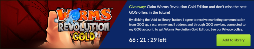 wormsrevgold gog giveaway