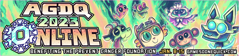 AGDQ 2023 banner Cult of the Hype