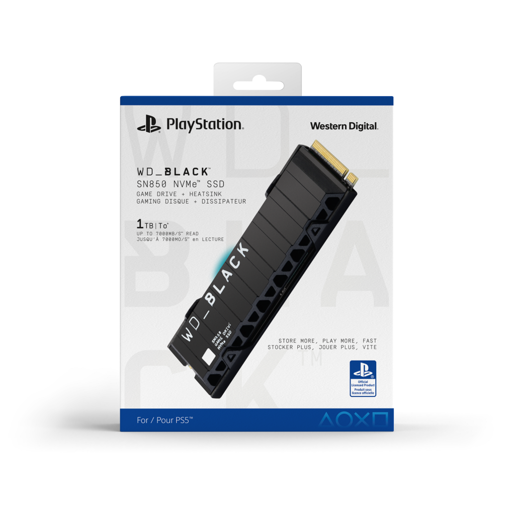 WD Black SN850 NVMe SSD Will Work with PS5 Extended Storage 