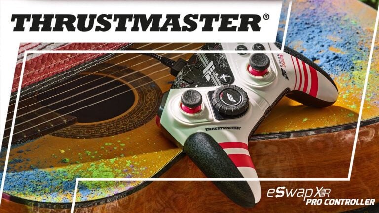 thrustmaster offers a racing whe