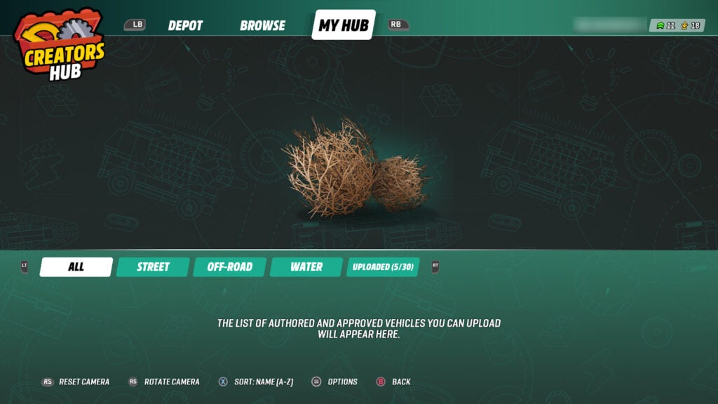 LEGO 2K Drive My Hub
