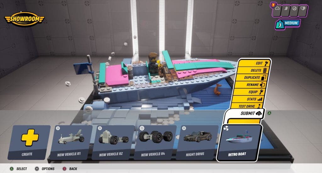 LEGO 2K Drive Showroom