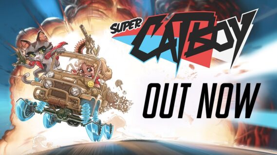 super catboy runs and jumps onto