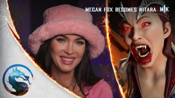 megan fox is the voice and face