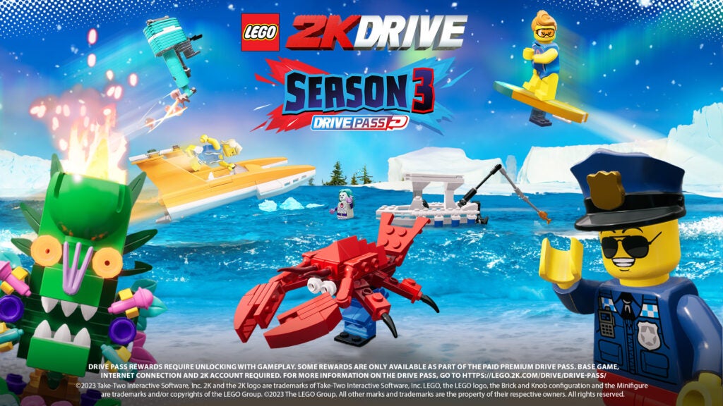 LEGO 2K Drive Drive Pass 3 Key Art