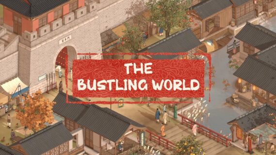 the bustling world is an open wo