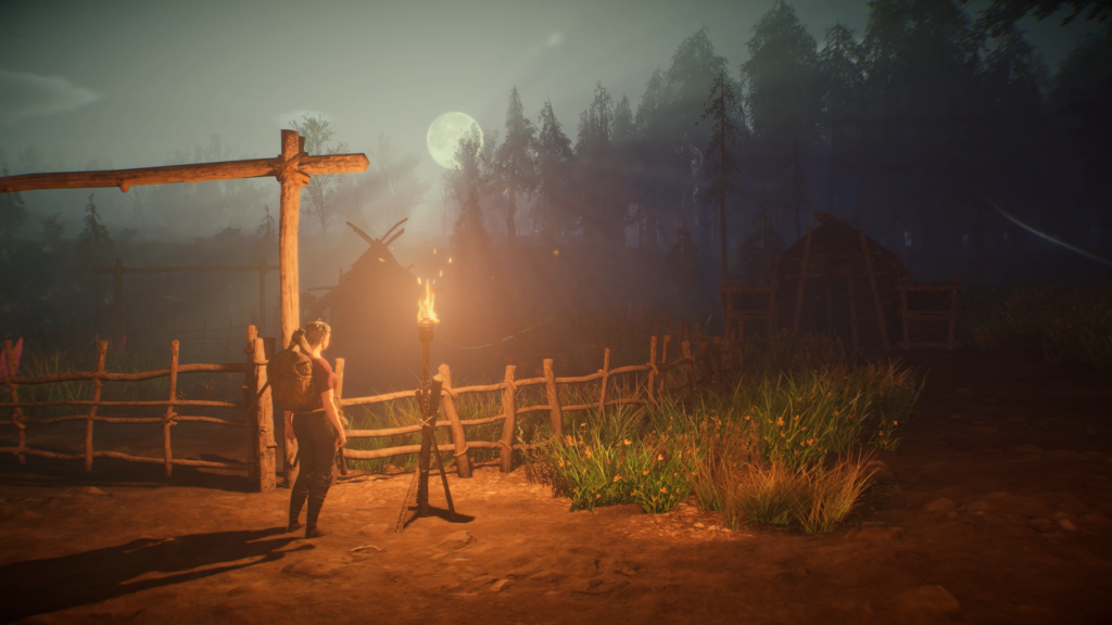 ASKA Screenshot Village Torch