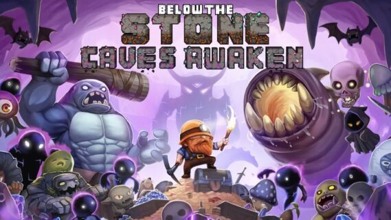 below the stone sees the cave aw