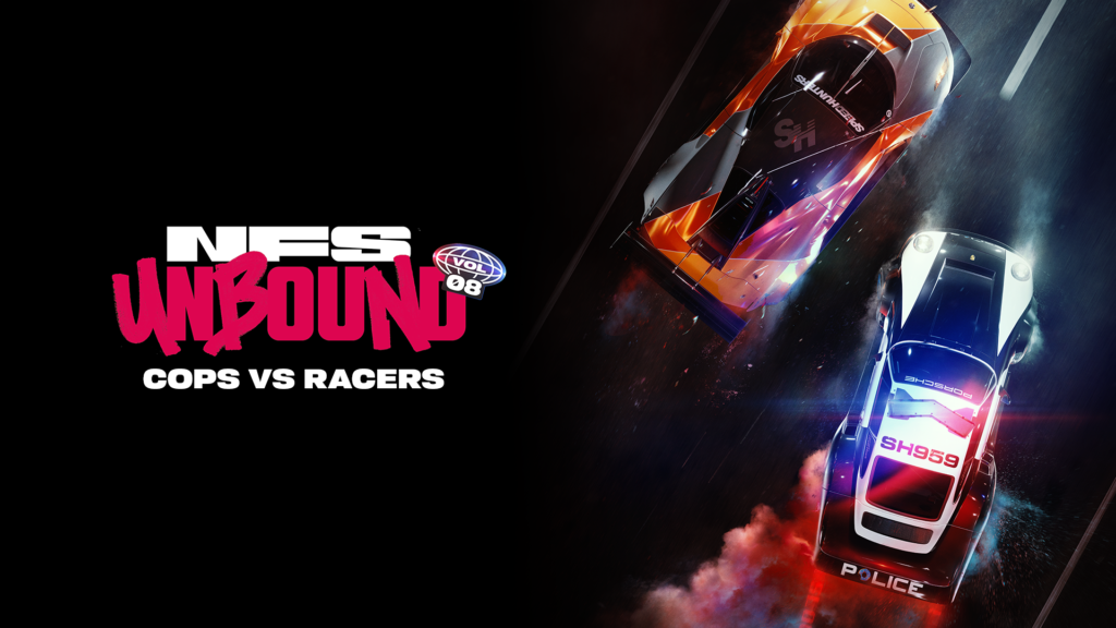 It's cops vs racers in Volume 8 of Need for Speed Unbound today 1 Vol08 HeroArt 1920x1080 v02
