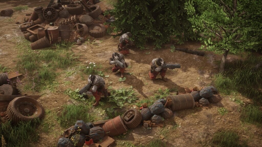 MENACE, the upcoming sci-fi tactical RPG dominates the battlefield with 250,000 wishlists 9 MENACE pirates in cover