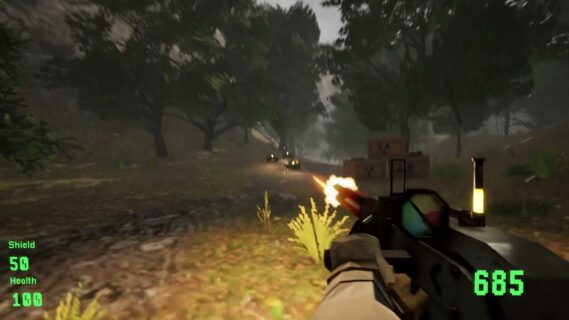 retro fps made in unreal engine