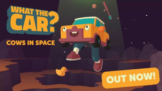 what the car theres cows in spac