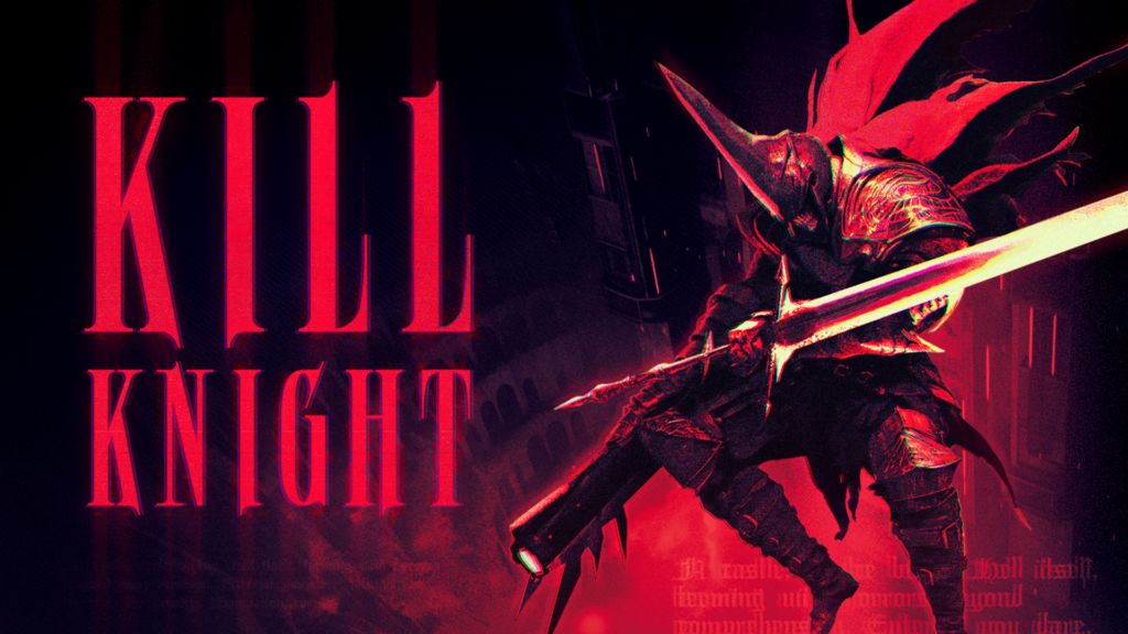 KILL KNIGHT, the "Very Positive" rated ultra-responsive isometric action shooter receives KRYSTALIZED UPDATE today 1 Key Art with logo 1