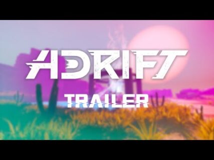 off road vaporwave racer adrift