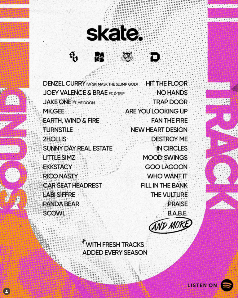 skateEA soundtrack