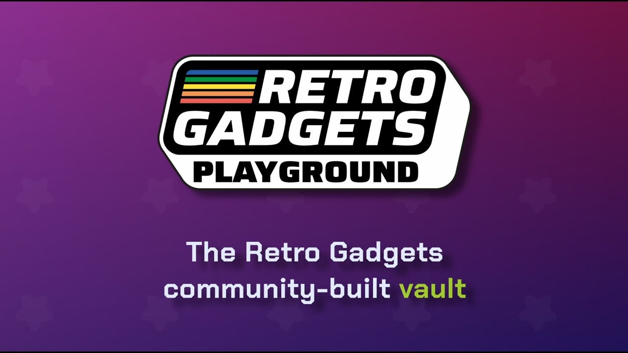 retro gadgets playground launche