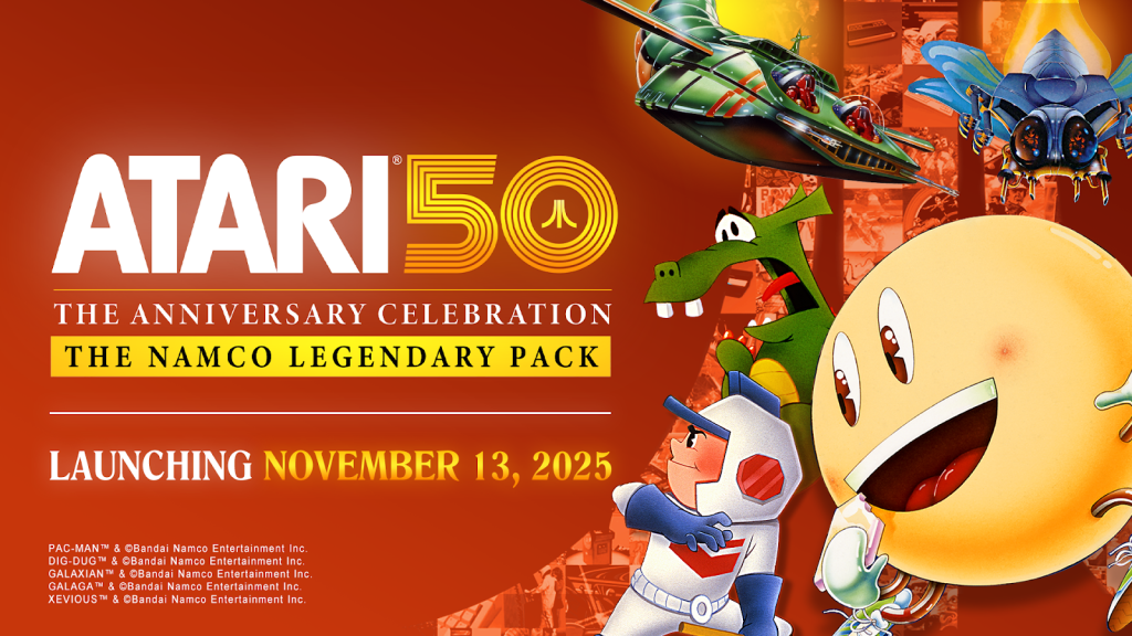 THE NAMCO LEGENDARY PACK, the next DLC for Atari 50 is launching on November 13th 1 image