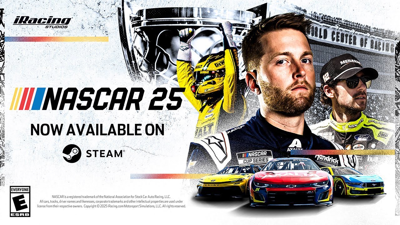 nascar 25 launches today on pc f