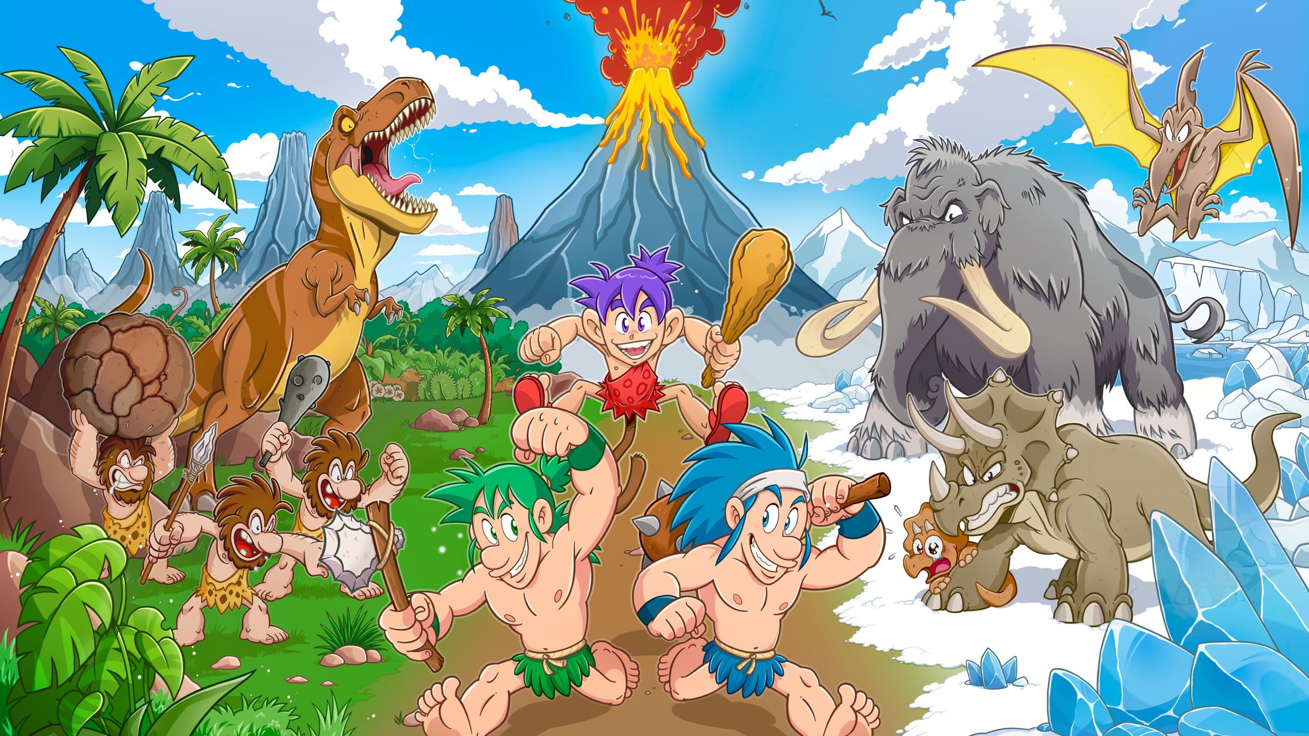 JoeandMacRetroCollection KeyArt scaled