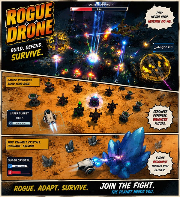 Relaxing sci-fi mining strategy Rogue Drone launches August 12th onto Steam 5 unnamed 1